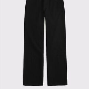 Abercrombie & Fitch Curve Love High Rise 90s Relaxed Black Jeans